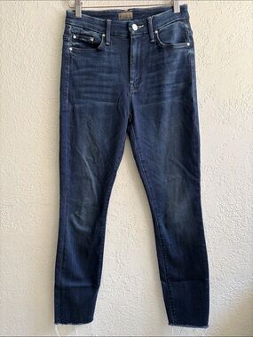 MOTHER Dark Blue Slim Fit Jeans